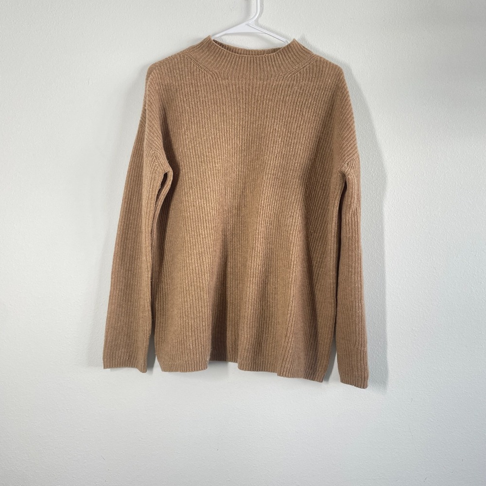 Cult Gaia Sweater Women S Camel Biege‎ Sierra Jumper Cashmere Wool Minimalist